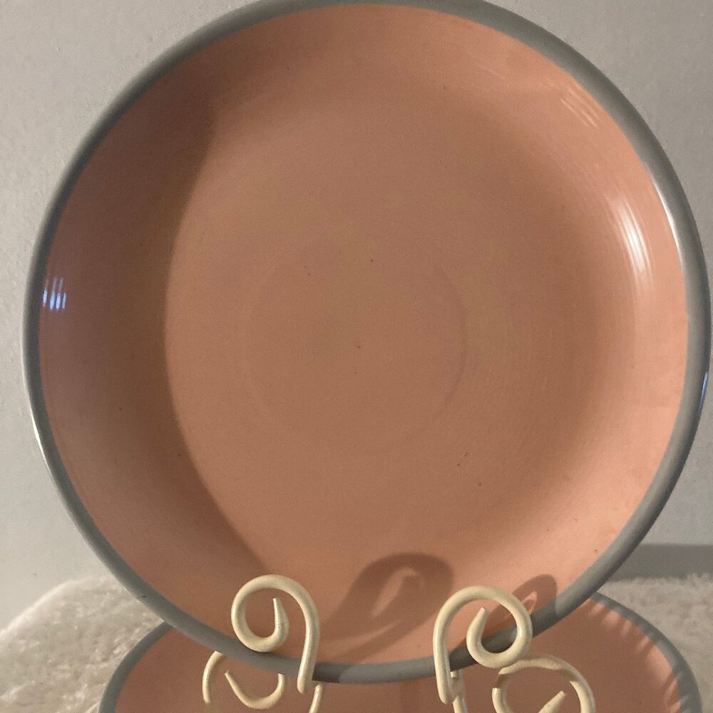 Ranmaru Pamona Peach 10-7/8" Dinner Plates Set of (2)